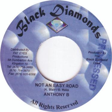 

7inch Record ANTHONY B / DREAD SON - Not An Easy Road / Loot & Shoot NONE Black Diamonds 2002 Jamaica Reggae, Ska & Dub Used