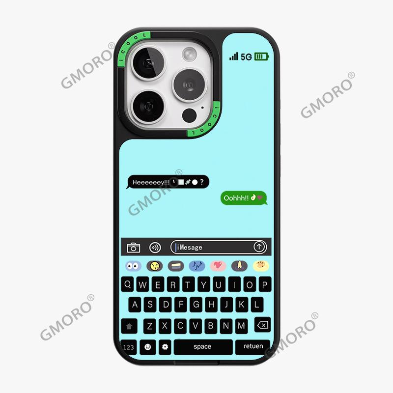 Backplane Magnetic Mobile Phone Case Apple 14pro High-value PC Hard Case Iphone15pro Anti-drop Protective Case 15pm