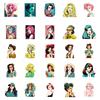 50 Cool Fashion Girl Stickers Diy Refrigerator Skateboard Helmet Decoration Waterproof Stickers