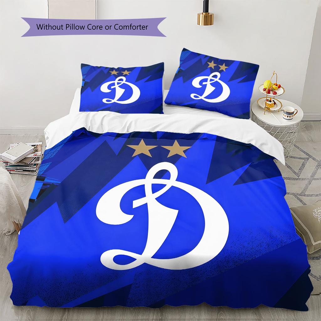Dynamo Moscow Glory Bedding Quilt Set Quilt Cover Pillowcase Home Decoration Birthday Gift (1 * Duvet Cover + 2 * Pillowcase, Without Core)