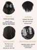 Synthetic 12inch Claw Clip Short Straight Ponytail Hair Extension For Women Pony Tail Hair Hairpiece