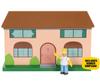 The Simpsons Living Room Diorama House Playset