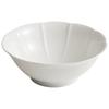 Household White Porcelain Lace Soup Bowl, Creative Ceramic Dry Ice Plate, Noodle Bowl, Salad Bowl, Irregular Tableware