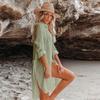 Polyester Beach Shirt With Long Sleeves For Summer Vacation And Sun Protection