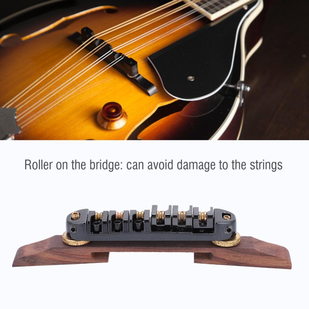 6-Saiten Gitarrenbrücke Saitenhalter Mehrfarbig Gitarrenersatzteile Für Gitarre