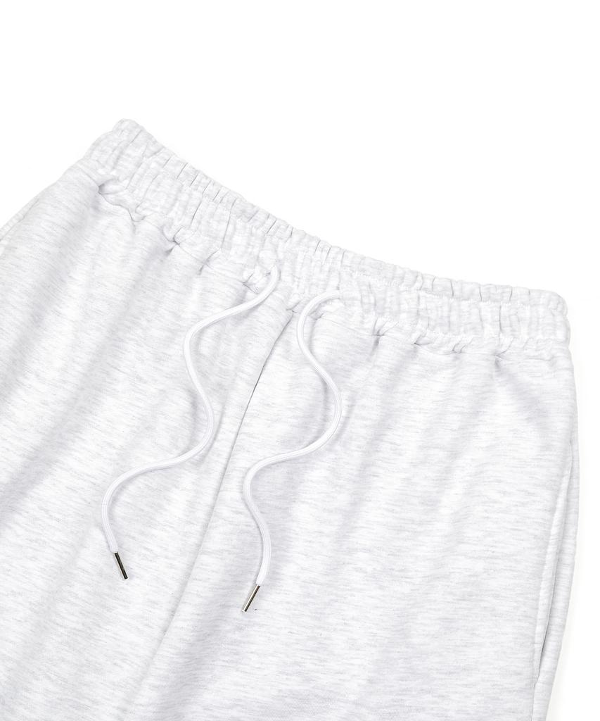 MOO Bermuda Cargo Sweatpants - Melange Grey