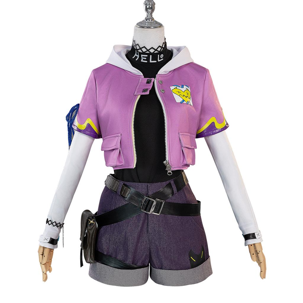 Game VALORANT Clove Cosplay Costume Uniform Halloween Carnival Party Christmas Play Role Clothes Clothing