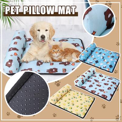 Mattenauflage für Hunde und Katzen, Eisseidenmatte, Deckenkissen für Zwinger/Sofa/Bett/Boden/Autositze (Hundematte)XL