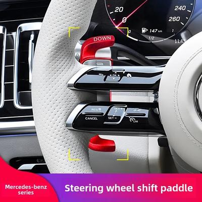 Para Mercedes-Benz W206 C W223 S W214 E X254 GLC V295 EQE EQS -2025 paletas de cambio de volante de coche