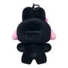 Sanrio Keychain My Melody Flocked Finish 387550 (Black Animals)