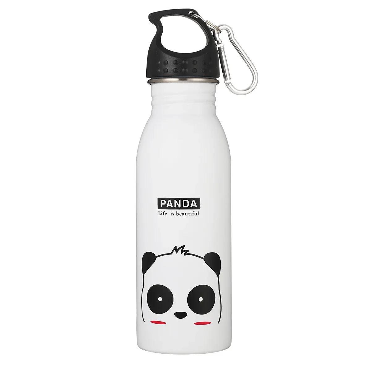 

Stainless Steel Lightweight Bicycle Camping Bottle Kettle Water Bottles for Kids Kawaii Drinkware Sport Bottle Cold Water Bottle 0.5L