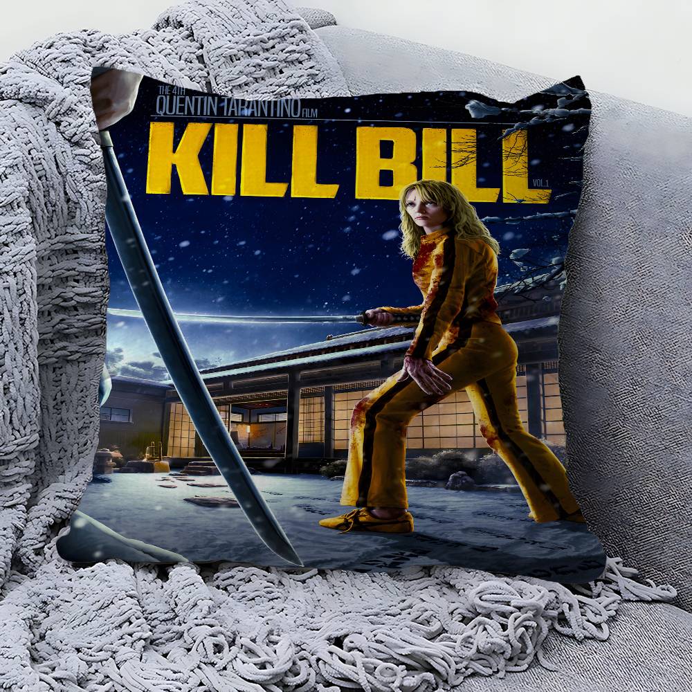 Classic Movie KKill Bill Cushion Cover Inches Farmhouse Decor Home Throw Pillow Covers for Couch Decorations