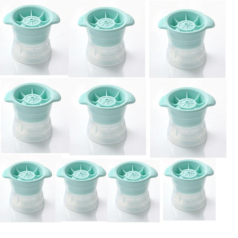 Silicone Ice Hockey Cube Mold Ice Grid Circular Ice Box Food Grade Silicone Whiskey Ball Ice Maker For Home Bar Kitchen Tools