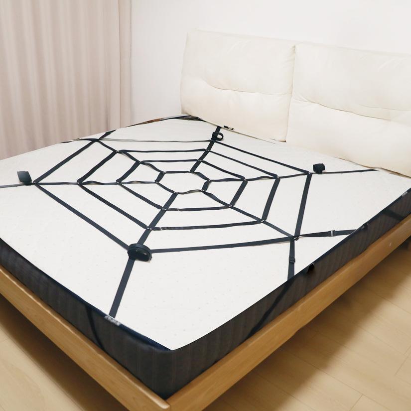 Bettfessel Sexspielzeug Set Erwachsenes Paar Sexspiele Bondage-Ausrüstung SM Sklave Erotische Bettspiele Riemensystem 18+ Sexprodukt Shop