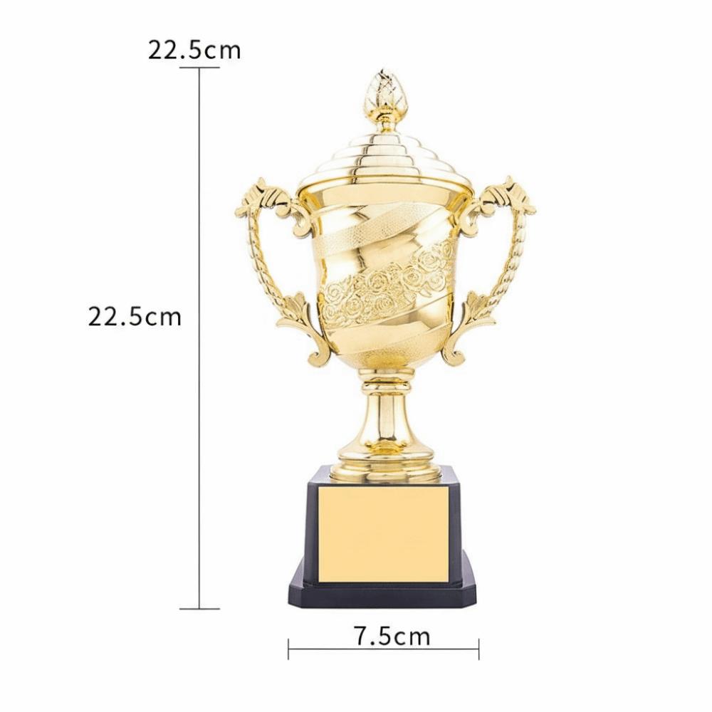 Gold Gold Trophy Awards Magnolia Plastic Award Cup School Rewarding Supply Rose Winner Award Trophy Toy