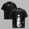 Hot Anime Jujutsu Kaisen Zenin Maki Clothing Men Women Casual Tshirts Washed Cotton Tee Retro Oversized T-shirt Harajuku T Shirt