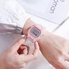 Sportuhr Student LED Elektronische Runde Uhr Bunt Herren Damen Quadratische Digitaluhren Gummiuhr
