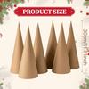 6x Paper Mache Cones,Open Bottom 30cm Crafts Cones Christmas Tree Decoration for School Party Hat