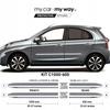 Nissan Micra Iv K13 - Listwy Chrom Drzwi Ochronne