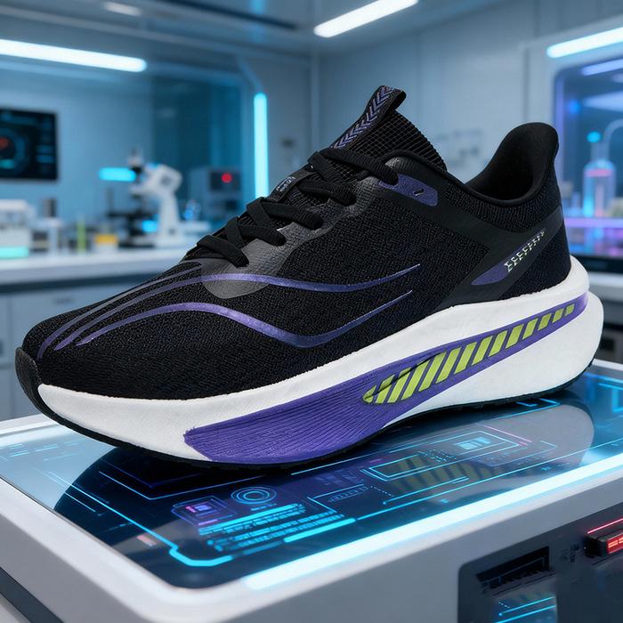 2025 Mannen Koolstofplaat Hardloopschoenen: Schokabsorberend, Lichtgewicht, Ademend, Verloopgaasontwerp