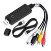 USB 2.0 Video Capture Card Video Converter Adapter Cable Convert VHS Hi8 VCR To Digital for PC