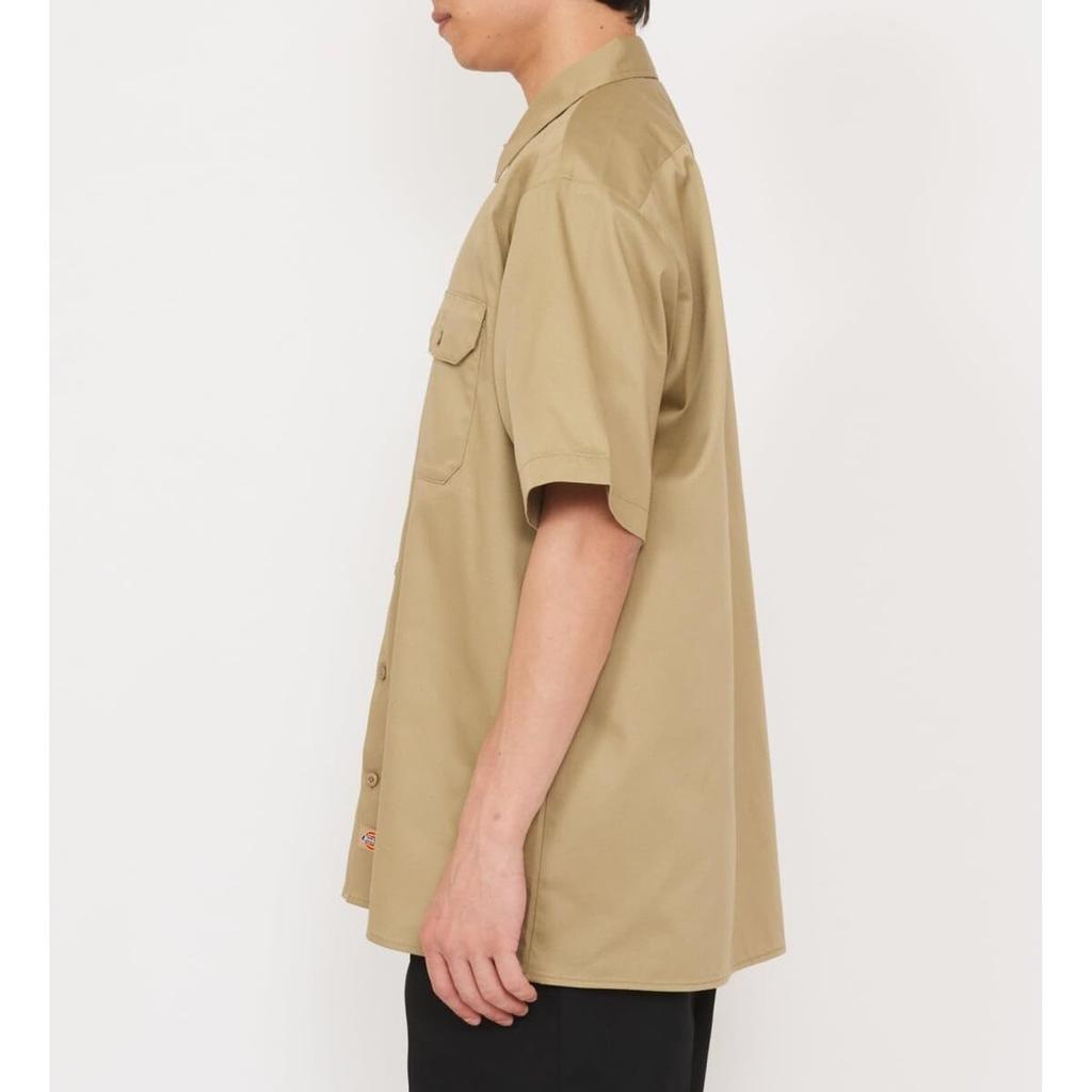 Dickies Work Shirt Original Fit Long Sleeve Charcoal Gray S 1574
