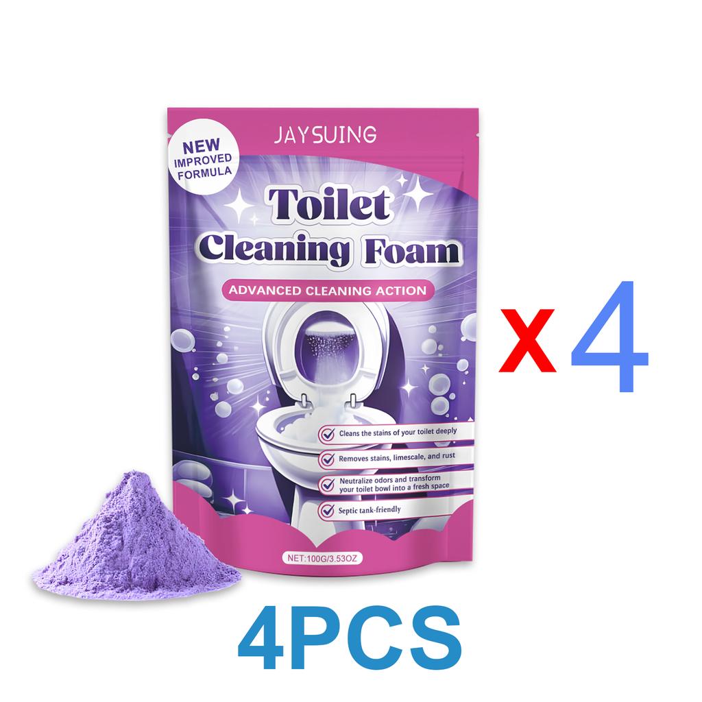 Toilet Decontamination Cleaner Powder Effectively Remove Stubborn Dirt Toilet Bowl Cleaning Foam Eliminate Odors Without Residue