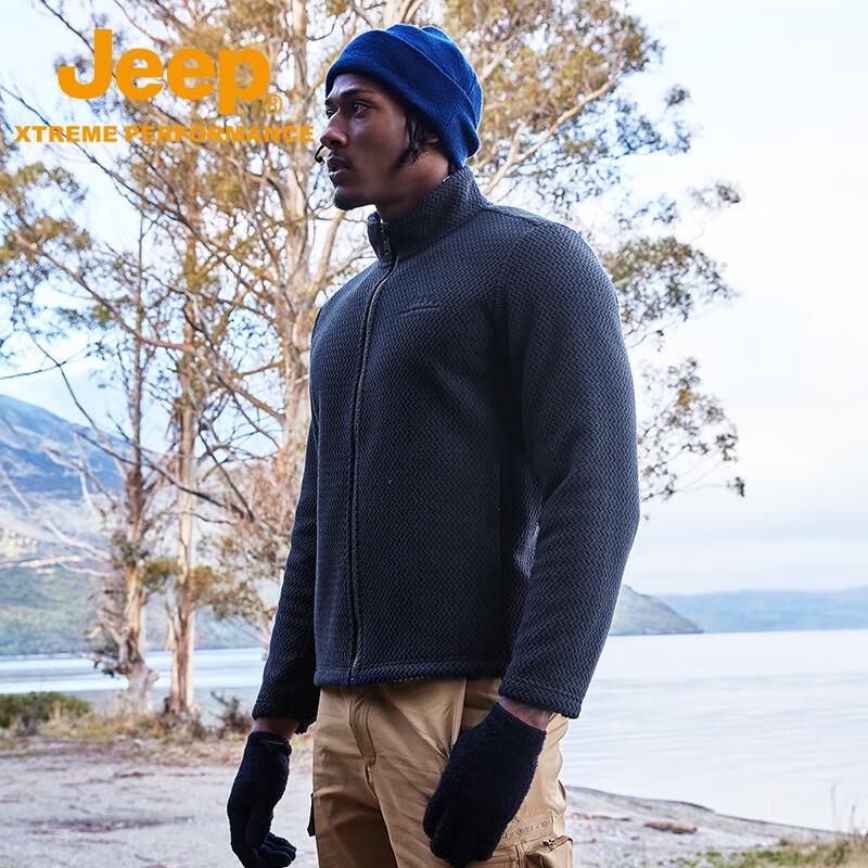 Jeep Men's Winter Outdoor Fleece Jacket