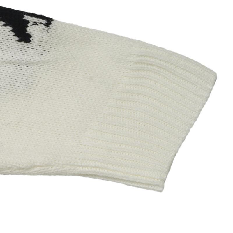 VEZFAA Women's Fashion Casual Fall Winter Long Sleeve O-Neck Sweaters