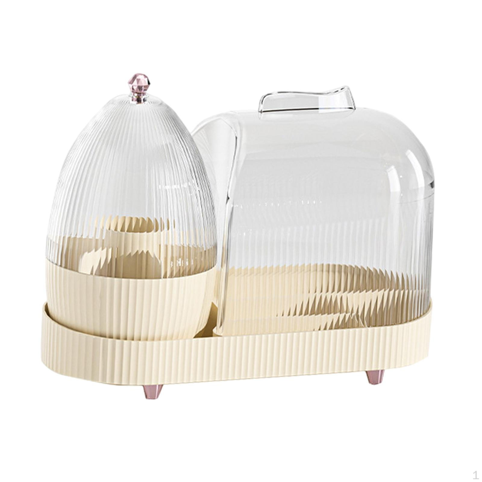 

Cosmetic Storage for Vanity And Bathroom Organization Two Boxes Set