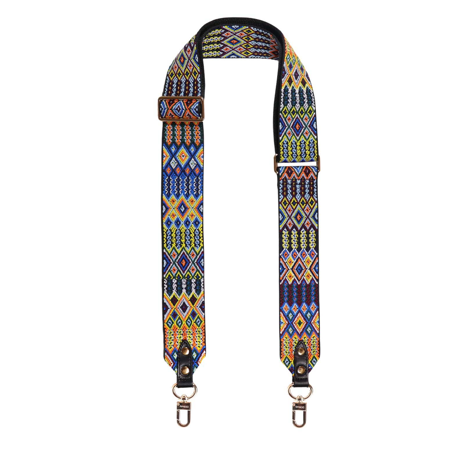 

DDBody Thick Shoulder Strap with Ethnic Embroidery, Replacement Bag Strap, Single Leather Strap, Original Women s Fashion (Ethnic Embroidery, 138cm x