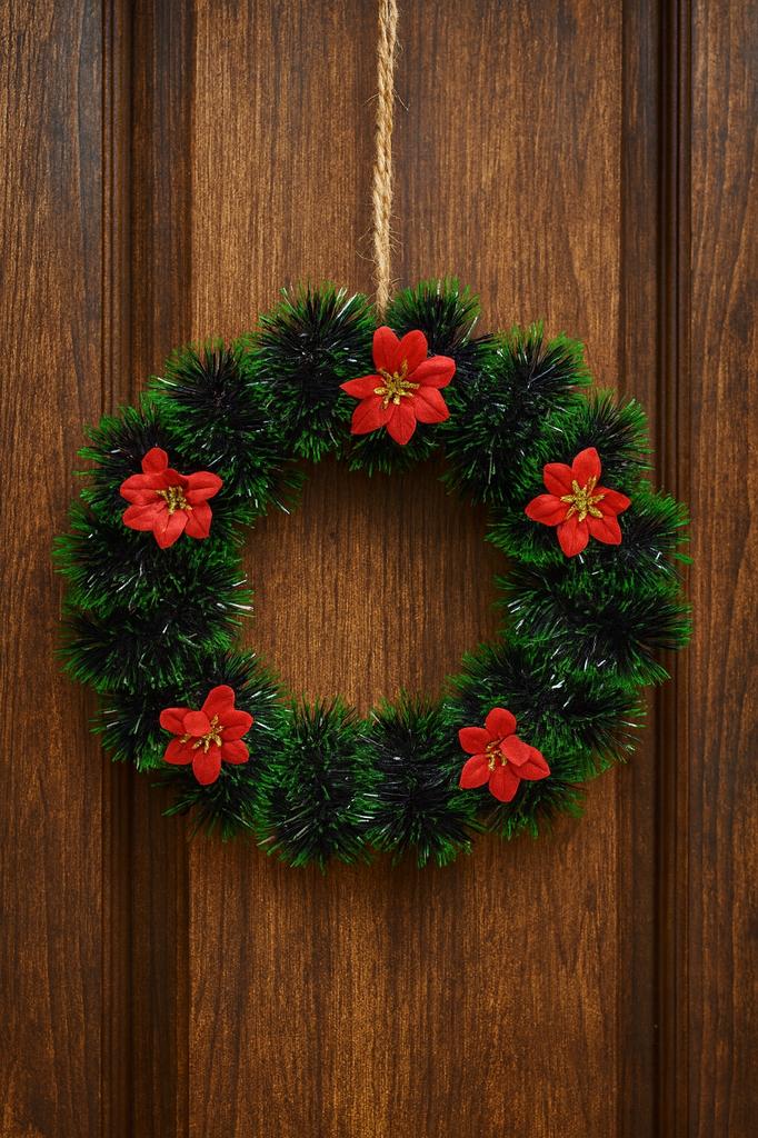 Christmas Wreath, Decorative Decoration, Door Decoration, Wreath L
