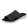 Summer new women's thick-soled slippers fish mouth fly-woven breathable thick-soled slippers