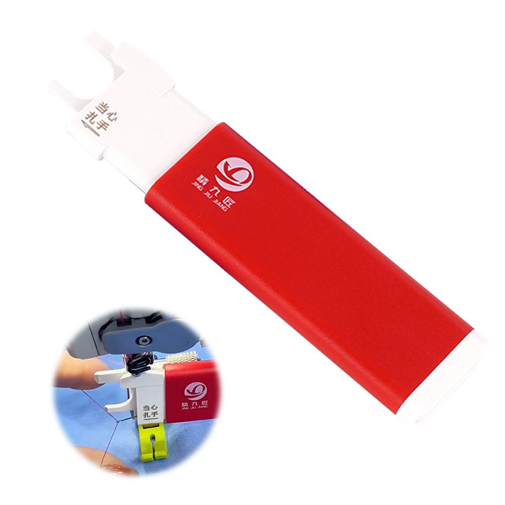 Sewing Magnetic Automatic Needle Threader Needle Inserter Quick-Looping Device for Flat Car Sewing Machines Accessories красный