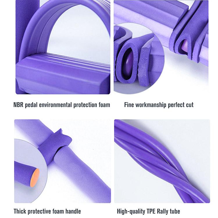Gym Yoga Fitness Body Trimmer Foot Multi Function Tension Sit up Pull Rope Elastic Resistance Bands