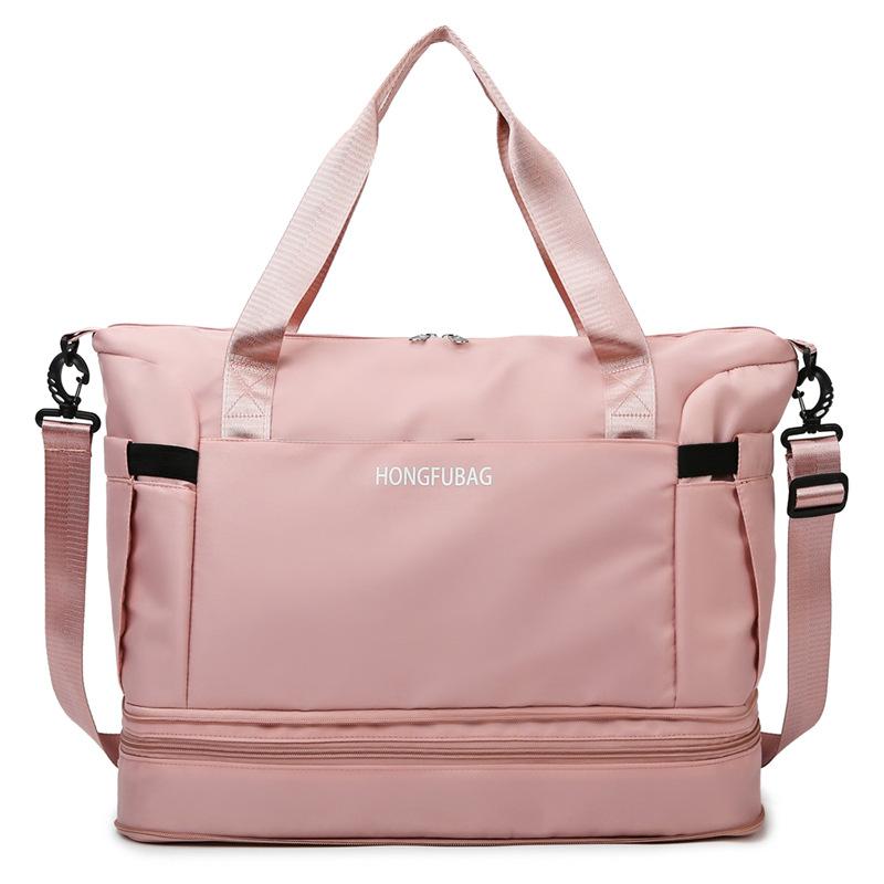 Travel bag Large capacity portable business trip portable delivery storage bag Sports fitness bag Luggage bag Short trip bag