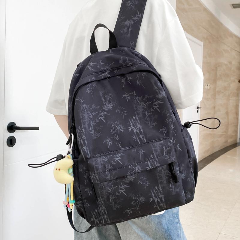 Graffiti Backpack Student Large Capacity School Bag Unisex Tie-Dye Printed Backpack