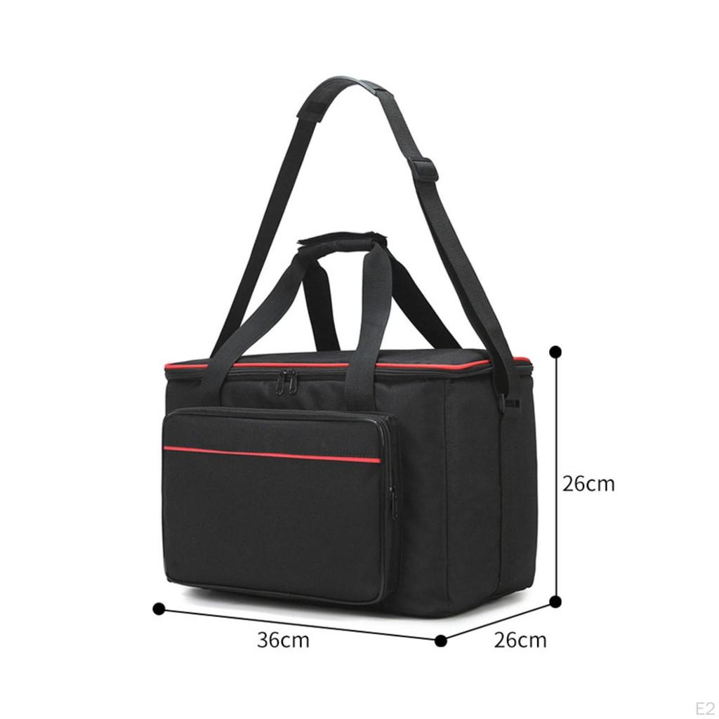 Padded Bag with Shoulder Strap WaterResistant Audio Equipment SoftSided Carrying Case for
