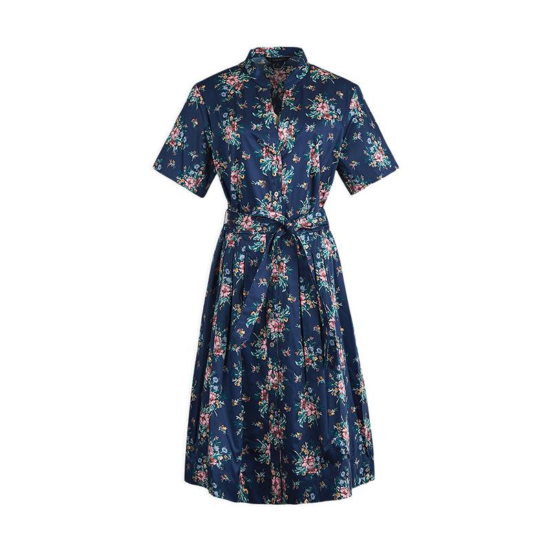 

Brooks Brothers Supima Cotton Women s Printed Dress S 4