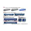 TOMYTEC TOMIX N Gauge JR 24 Series Akebono Set Railway Model Passenger Car 97611 1/150