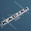 KOLEOS KADJAR Letter Word Badge Sticker Rear Trunk Hood Grille Logo Emblem Decal For Renault Car Accessories