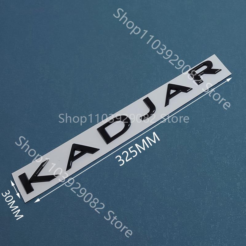 KOLEOS KADJAR Letter Word Badge Sticker Rear Trunk Hood Grille Logo Emblem Decal For Renault Car Accessories