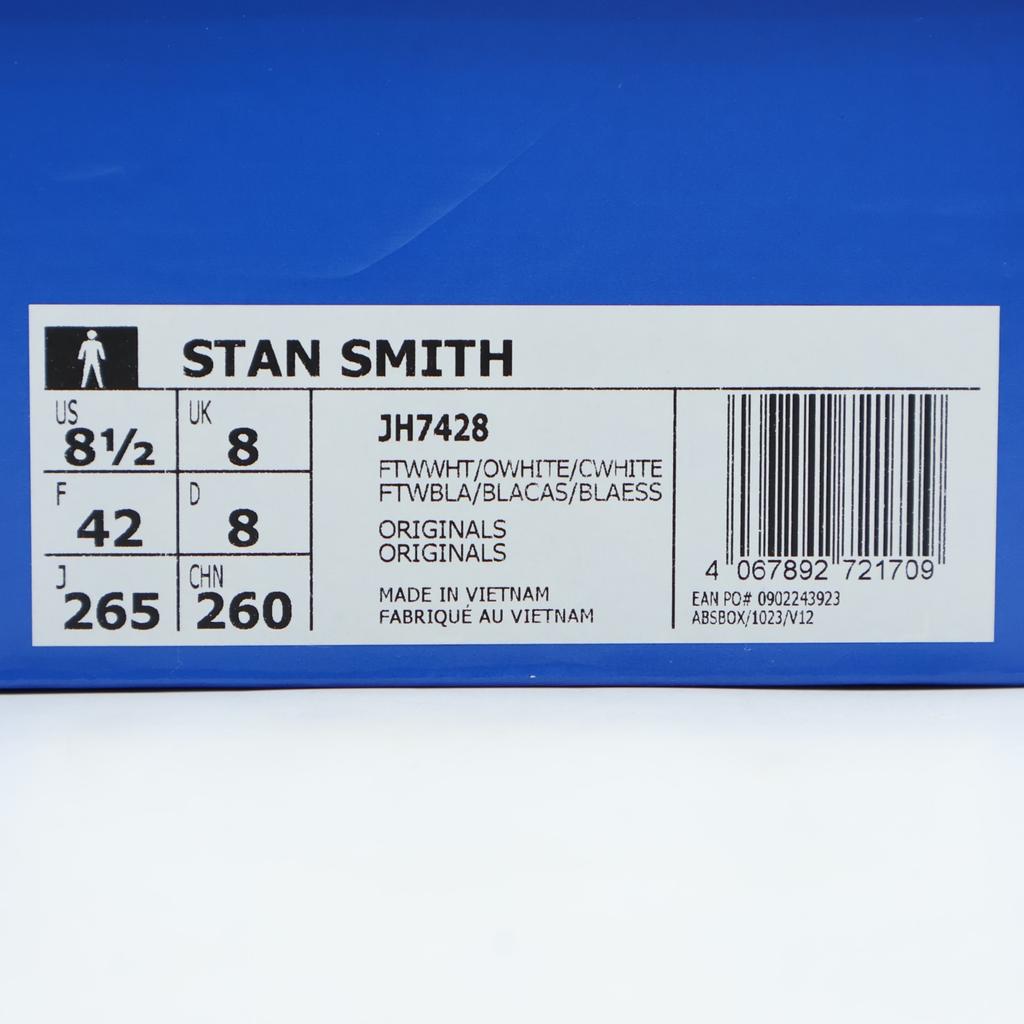JH7428 adidas Stan Smith "Cloud White/Off White" (Men's)