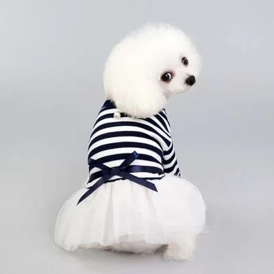 Summer Princess Pet Dress For Dogs Little Small Puppies Animal Cat Tutu Wedding Party Skirt Clothes For Chihuahua Yorks