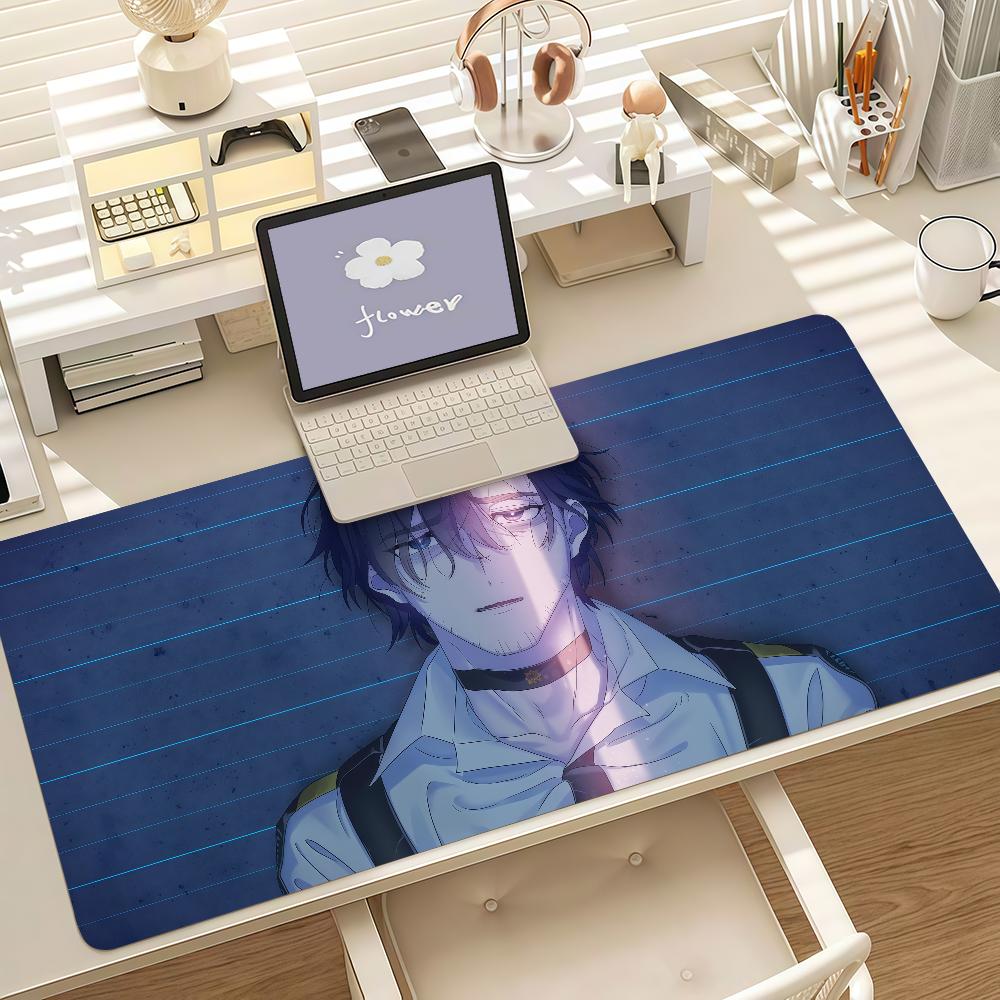 Virtual Idols MMilgram Amane Mouse Pad Anti Slip Rubber Edge Locked Thickened Laptop Gaming Desk Mat