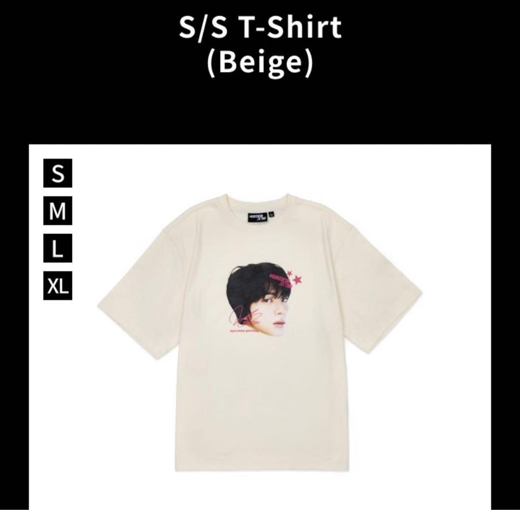[USED] RUNSEOKJIN_EP.TOUR Jin Face T-shirt