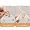 5 Pieces Wide Shoulder Portable Suit Hanger Retractable Coat Hangers Folding Clothes Hanger  Closet