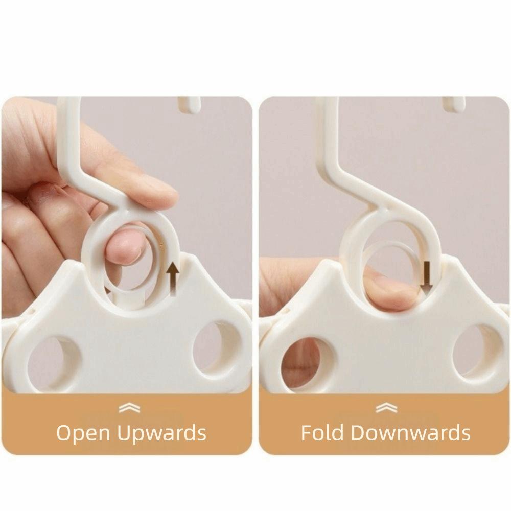 5 Pieces Wide Shoulder Portable Suit Hanger Retractable Coat Hangers Folding Clothes Hanger  Closet