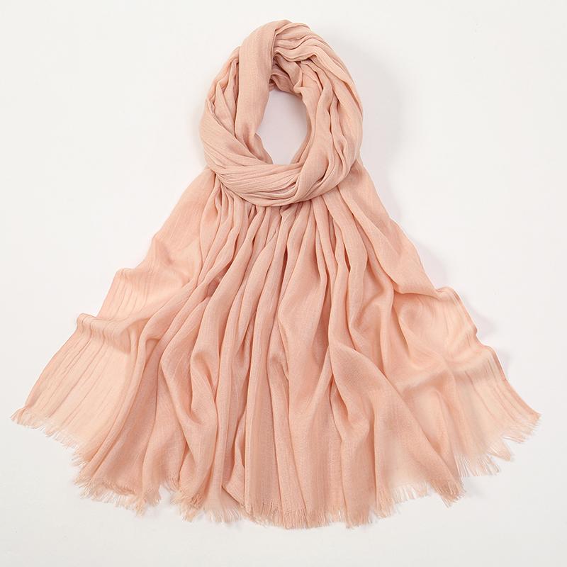 Large Size Cotton Feeling Scarf Women Plain Foulard Femme Luxury Hijab Long Bandana Evening Party Dress Shawls and Wraps