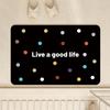 Colorful Polka Dot Bath Mat Modern Abstract Print NonSlip Floor Mat for Bathroom Shower Room Minimalist Home Decor Door Mat